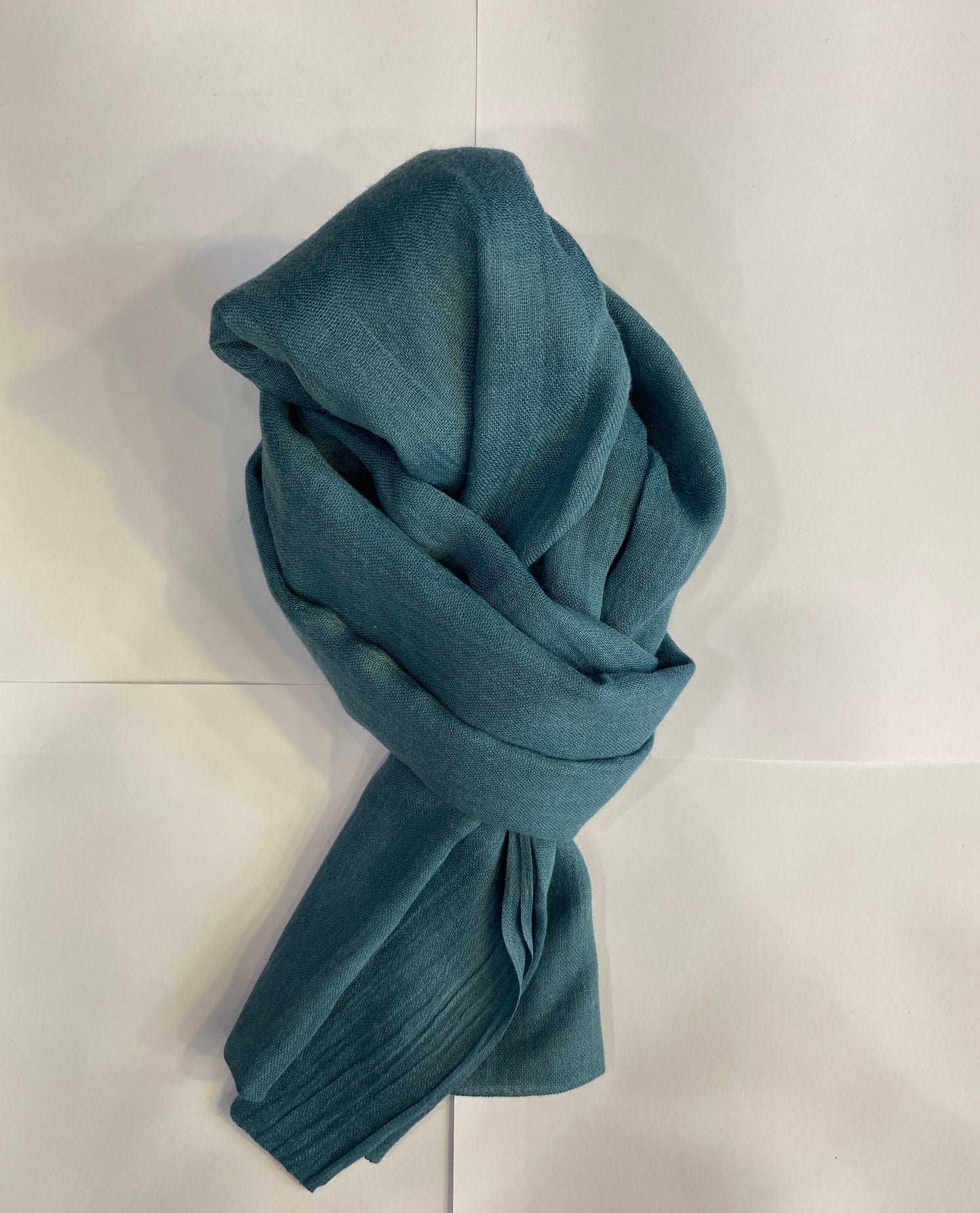 Sciarpa all season unisex verde ottanio
