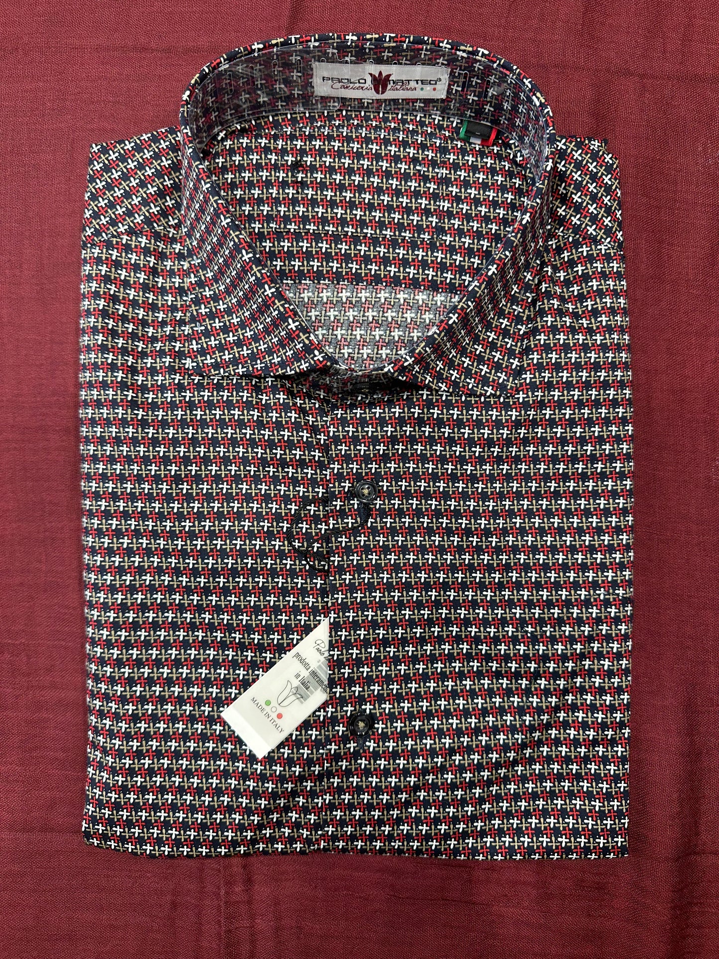 Camicia fantasia fiori multi