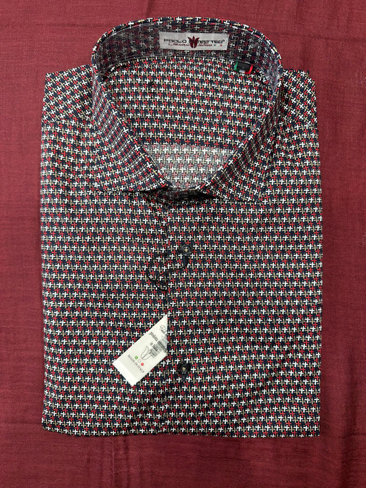 Camicia fantasia fiori multi