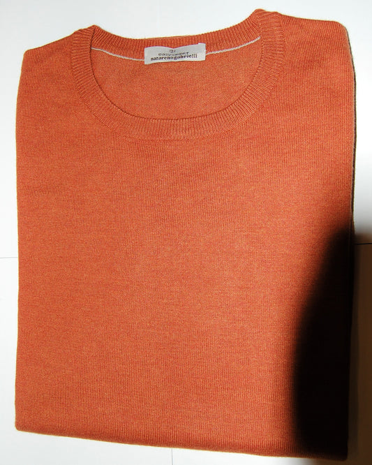 maglia lana e cotone Nazzareno Gabrielli ARANCIO