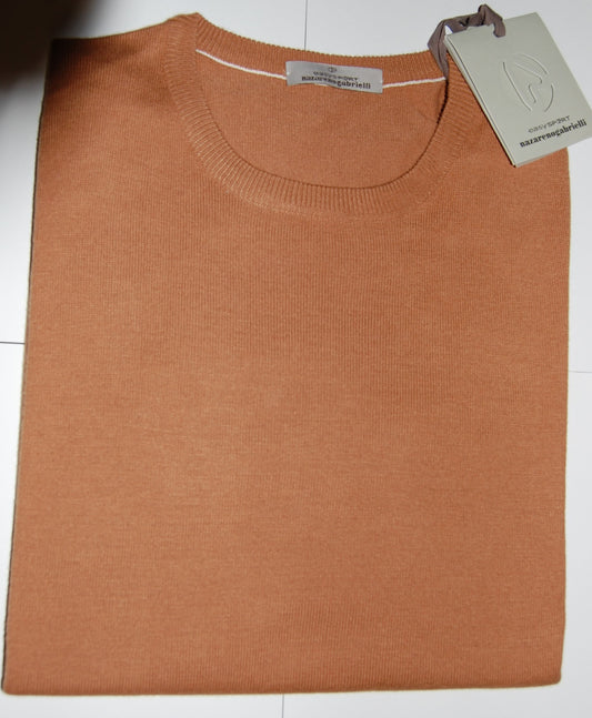 maglia lana e cotone Nazzareno Gabrielli CAMMELLO